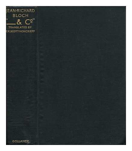 BLOCH, JEAN RICHARD (1884-1947) & SCOTT-MONCRIEFF, CHARLES KENNETH (1889-1930) - '-- & Co. '