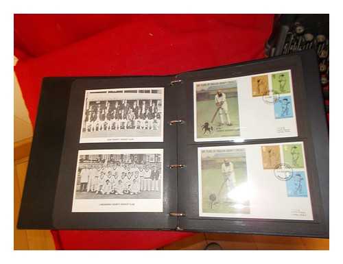 T.C.C.B - 100 Years of English County Cricket: collection of cricket pictures, postcards and stamps