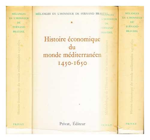 Abel, Wilhelm (1904-) - Histoire conomique du monde mditerranen, 1450-1650 / par Wilhelm Abel ... [et al.] - complete in two volumes