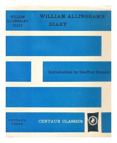 Allingham, William (1824-1889) - William Allingham's diary