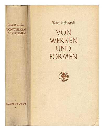 Reinhardt, Karl (1886-1958) - Von Werken und Formen : Vortrge und Aufstze