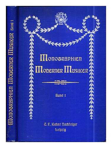 Various Authors - Monographien moderner Musiker / kleine Essays ber Leben und Schaffen zeitgenssicher Tonsetzer mit Portraits: Band I