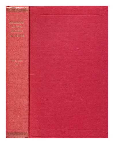 British Academy - Proceedings of the British Academy - volume 3