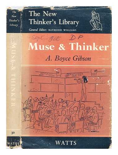 Gibson, A. Boyce (Alexander Boyce) (1900-1972) - Muse and thinker