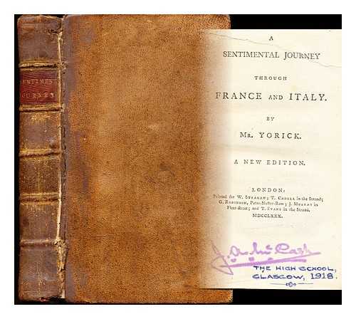 Mr. Yorick - A Sentimental Journey through France and Italy by Mr. Yorick