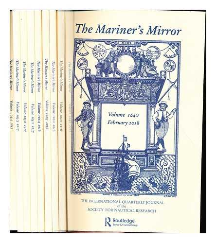 Society for Nautical Research - The Mariner's Mirror: 9 volumes