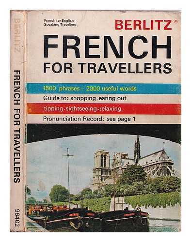 Berlitz, Editions - French for travellers