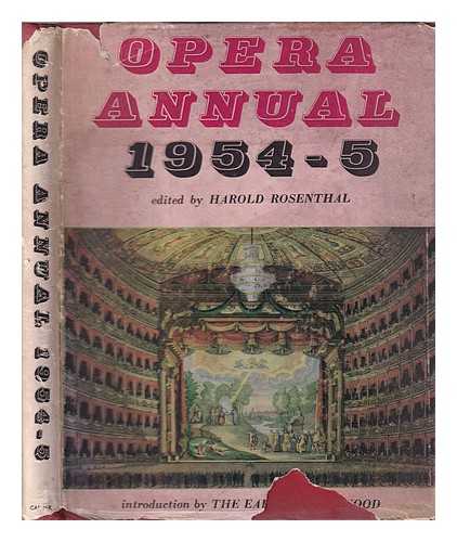 Rosenthal, Harold D - Opera annual