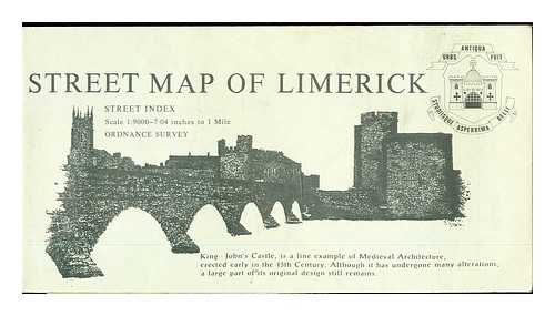 Ordnance Survey of Ireland - Street Map of Limerick: street index: scale 1:9000 - 7.04 inches to 1 Mile