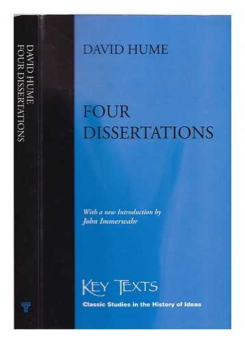 Hume, David - Four dissertations