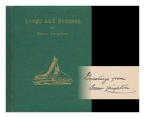 LAIGHTON, OSCAR - Songs and Sonnets