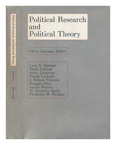 GARCEAU, OLIVER - Political Research and Political Theory