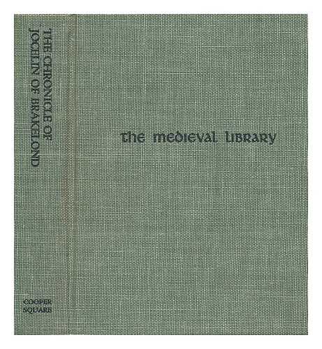 JOCELIN, DE BRAKELOND, FL. (1173-1215). JANE, LIONEL CECIL (1879-1932) (EDITOR) - The Chronicle of Jocelin of Brakelond, Monk of St. Edmundsbury: a Picture of Monastic and Social Life in the Xiith Century, Newly Translated and Edited by L. C. Jane. Introd. by Cardinal Gasquet