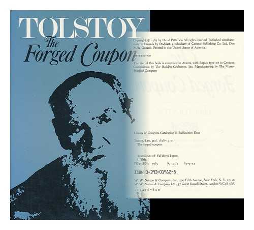TOLSTOY, LEO - The Forged Coupon