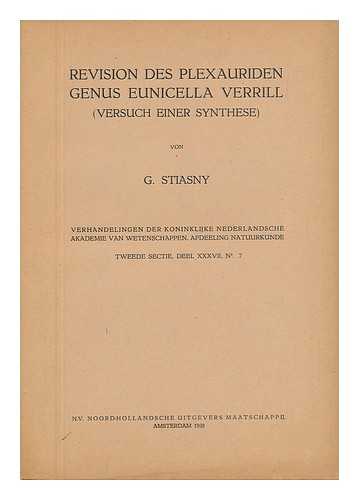 STIASNY, G. - Revision Des Plexauriden Genus Eunicella Verrill (Versuch Einer Synthese)
