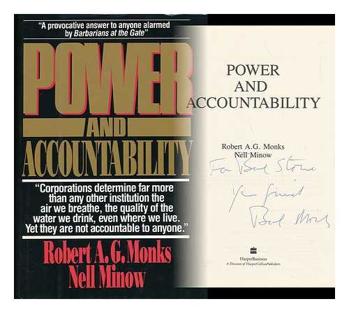 MONKS, ROBERT A. G. AND MINOW, NELL - Power and Accountability
