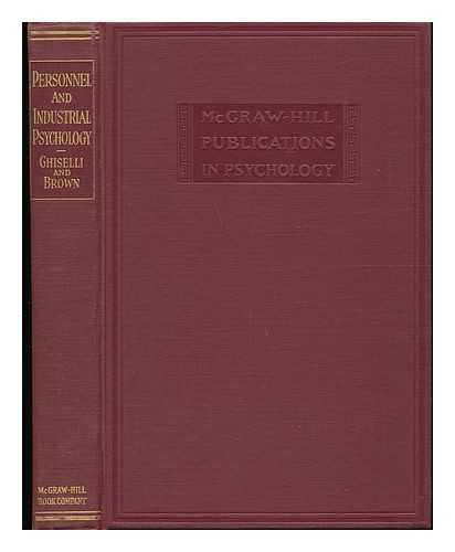 GHISELLI, EDWIN E. AND BROWN, CLARENCE W. - Personnel and Industrial Psychology