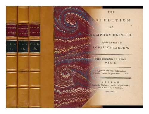 [Smollett, Tobias George] (1721-1771) - The Expedition of Humphry Clinker. by the Author of Roderic Random... [Complete in Three Volumes]