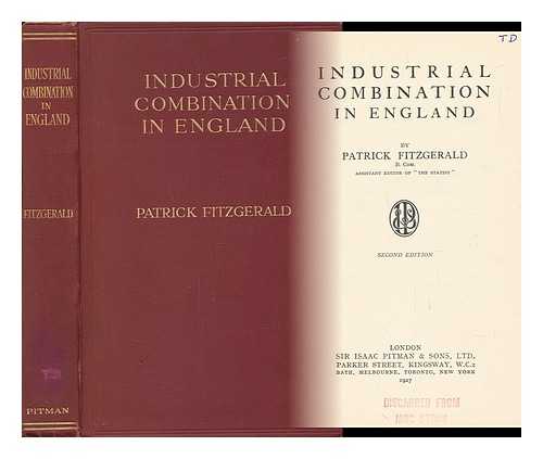 FITZGERALD, PATRICK - Industrial Combination in England