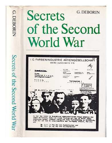 DEBORIN, GRIGORII ABRAMOVICH - Secrets of the Second World War [By] G. Deborin. [Translated from the Russian by VIC Schnelerson]