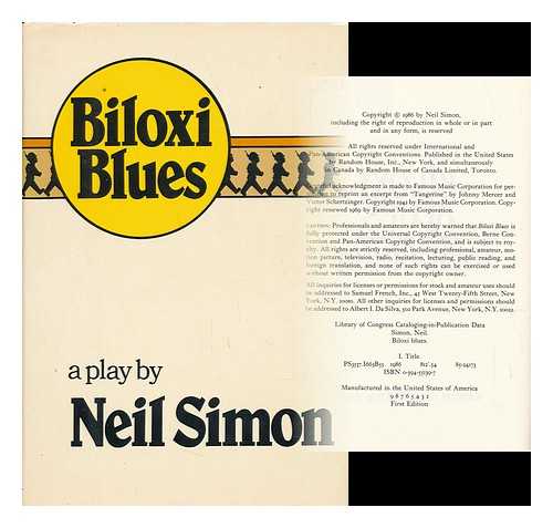 SIMON, NEIL - Biloxi Blues