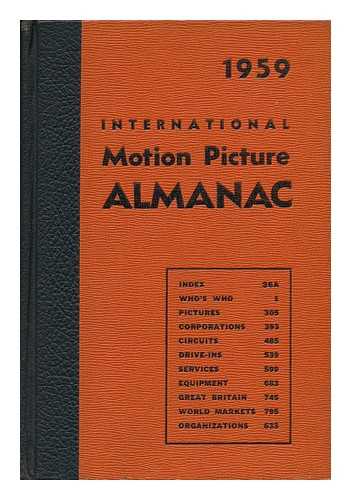 AARONSON, CHARLES S. - International Motion Picture Almanac - 1959