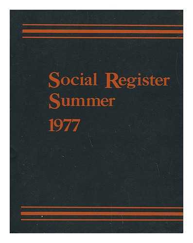 SOCIAL REGISTER ASSOCIATION - Social Register, Summer 1977 - Volume 91