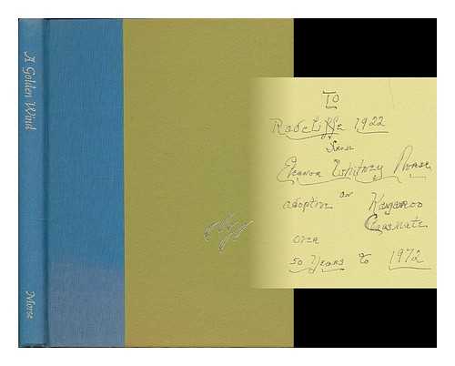 MORSE, ELEANOR WHITNEY (1938-1968) - A Golden Wind, Eleanor Whitney Morse 1938-1968