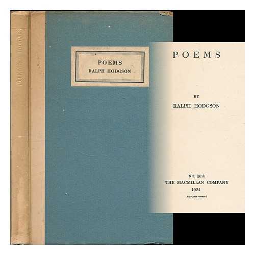 HODGSON, RALPH (1871-1962) - Poems