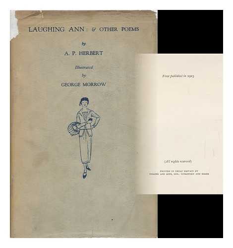 HERBERT, ALAN PATRICK (1890-1971). MORROW, GEORGE - Laughing Ann & Other Poems