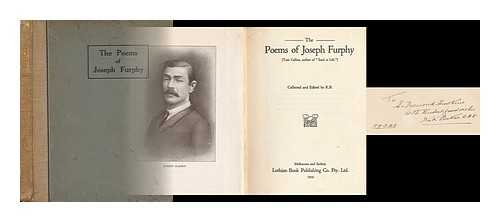 Furphy, Joseph. Baker, Kate - The Poems of Joseph Furphy