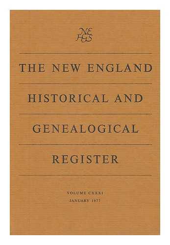 DOANE, GILBERT HARRY (ED. ) - The New England Historical and Genealogical Register - Volume CXXXI, January 1977
