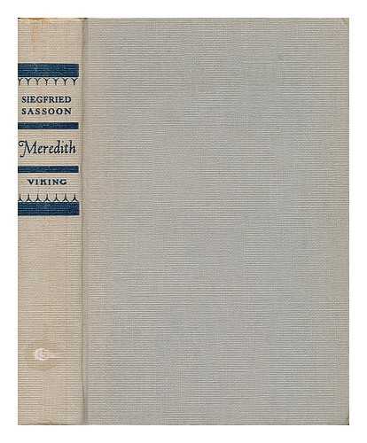 SASSOON, SIEGFRIED (1886-1967) - Meredith
