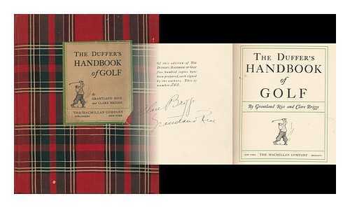 RICE, GRANTLAND (1880-1954) AND CLARE BRIGGS - The Duffer's Handbook of Golf