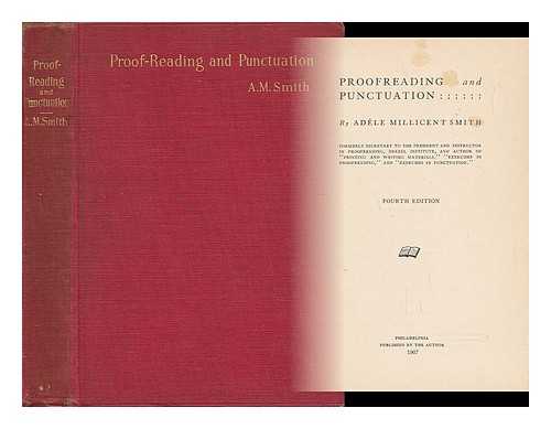 Smith, Adele Millicent - Proofreading and Punctuation