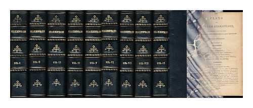 SHAKESPEARE, WILLIAM (1564-1616) - The Dramatic Writings : of Will. Shakespeare Accurately Printed from the Text of Mr. Stevens's Last Edition - [Complete in Nine Volumes] - [With an Account of the Life & C. of William Shakespeare by William Rowe]