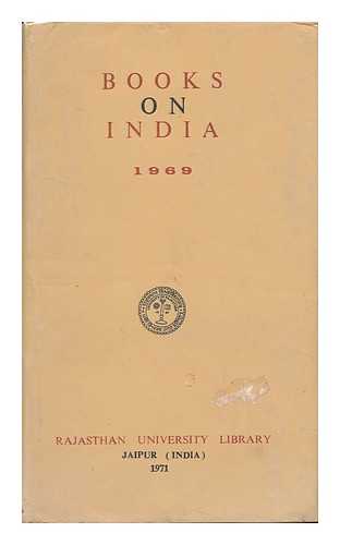 RAJASTHAN UNIVERSITY LIBRARY - Books on India