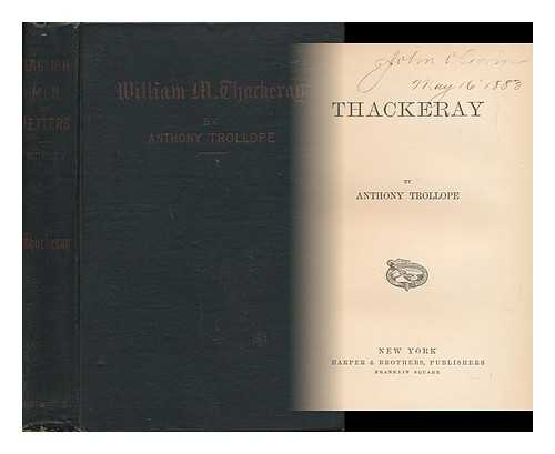 TROLLOPE, ANTHONY (1815-1882) - Thackeray