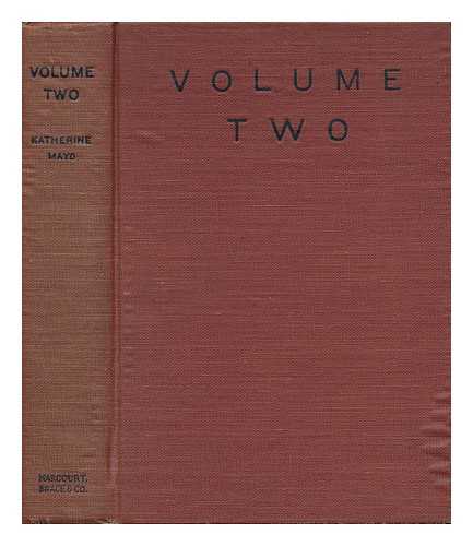 MAYO, KATHERINE (1868?-1940) - Volume Two