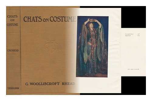 RHEAD, GEORGE WOOLISCROFT (1854-1920) - Chats on Costume
