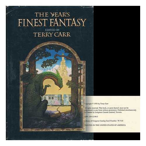 KING, STEPHEN / ELLISON, HARLAN / ALLEN, WOODY [ET AL.] - The Year's Finest Fantasy / edited by Terry Carr