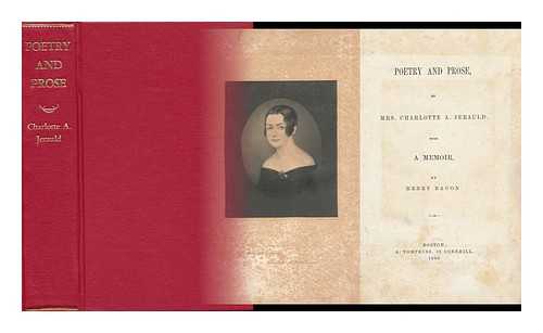 JERAULD, CHARLOTTE ANN FILLEBROWN (1820-1845) - Poetry and Prose