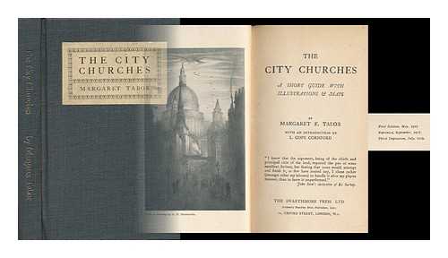 TABOR, MARGARET E. - The City Churches : a Short Guide with Illustrations & Maps