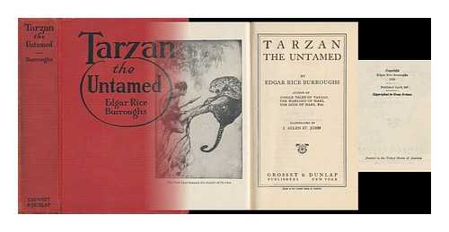 BURROUGHS, EDGAR RICE (1875-1950) - Tarzan the Untamed, by Edgar Rice Burroughs