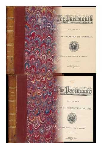 BOARD OF EDITORS FROM THE SENIOR CLASS (EDS. ) - The Dartmouth (Two Volumes) Fourth Series - Vol. 1. 1879-80, Vol. 2. 1880-81