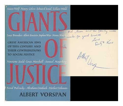 VORSPAN, ALBERT - Giants of Justice
