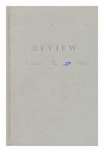 Hoge, James O. and West Iii, James L. W. (Eds. ) - Review, Volume 12, 1990