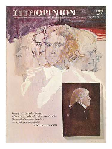 SWAYDUCK, EDWARD [ED.] AMALGAMATED LITHOGRAPHERS OF AMERICA - Lithopinion 27: Fall 1972 - Published Quarterly - Volume 7, Number 3, Issue 27