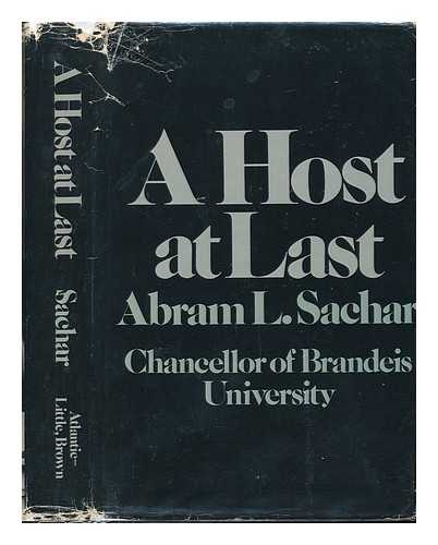 SACHAR, ABRAM LEON (1899-?) - A Host At Last