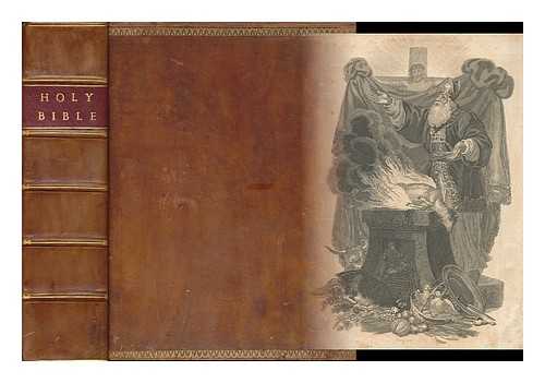 Bible. English. Authorized. 1839 - The Complete Family Bible Containing the Sacred Text of the Old and New Testaments with the Apocyrpha At Large Illustrated with Maps and Plates - with John Brown's Concordance [Revised and Corrected]
